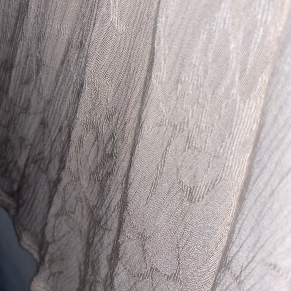 Womens medium cream boho dresses bell sleeves cutout keyhole cute trendy keyhole - Picture 10 of 10